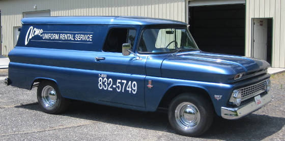 restored delivery truck